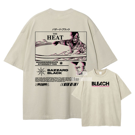 [One Piece] Camiseta vintage extragrande HANCOCK 3