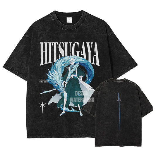[One Piece] Camiseta vintage extragrande HANCOCK 3