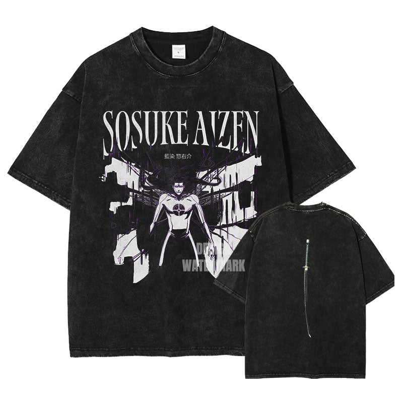 [Bleach] SOSUKE Oversized Vintage T-shirt
