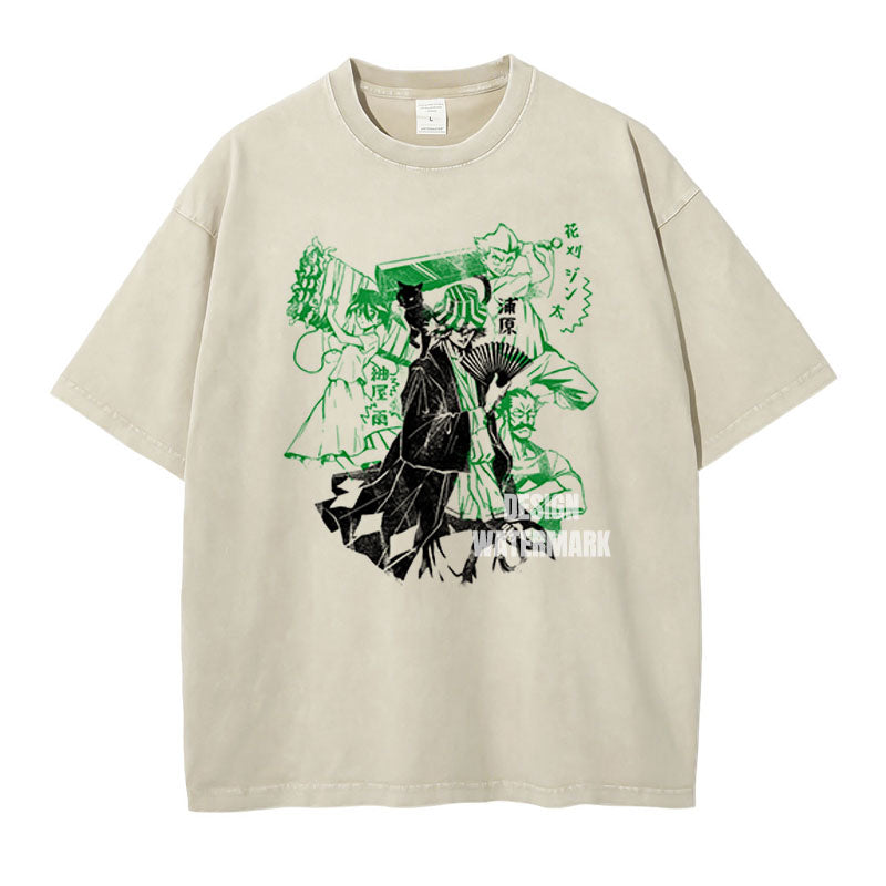 [Bleach] KISUKE Oversized Apricot T-shirt 2
