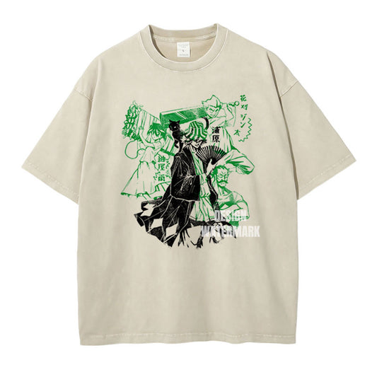[One Piece] Camiseta vintage extragrande HANCOCK 3