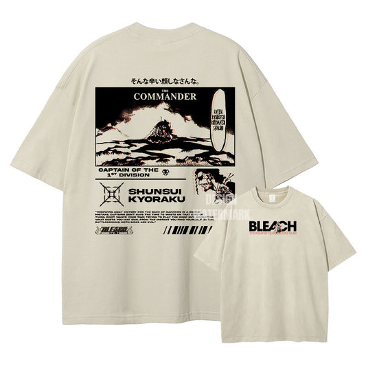 [Bleach] SHUNSUI Oversized Apricot T-shirt