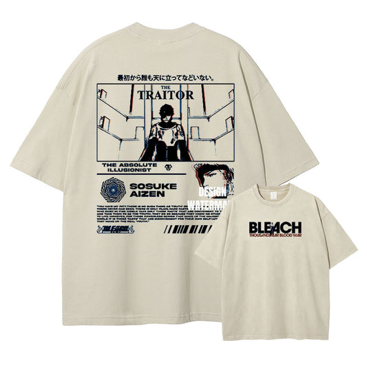 [Bleach] SOSUKE Oversized Apricot T-shirt