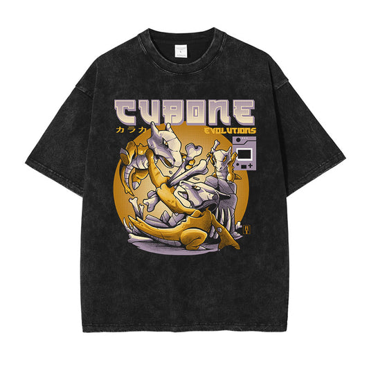 [Pokémon] CUBONE Oversized Vintage T-shirt
