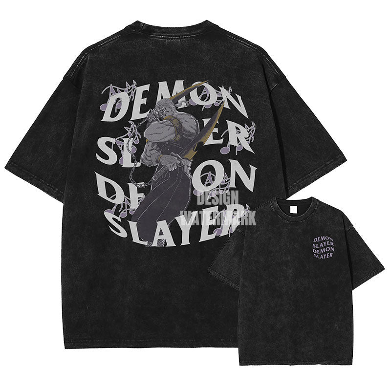 [Demon Slayer] UZUI Oversized Vintage T-shirt