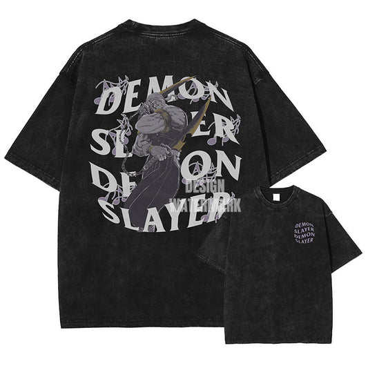 [Demon Slayer] UZUI Oversized Vintage T-shirt