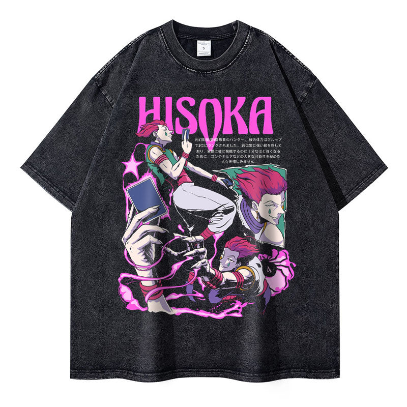 [Hunter x Hunter] HISOKA Oversized Vintage T-shirt