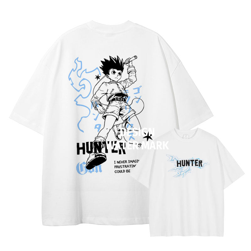 [Hunter x Hunter] GON Oversized White T-shirt