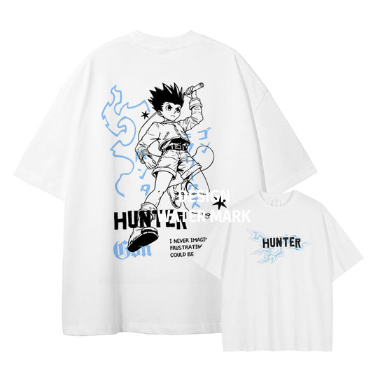 [Hunter x Hunter] GON Oversized White T-shirt