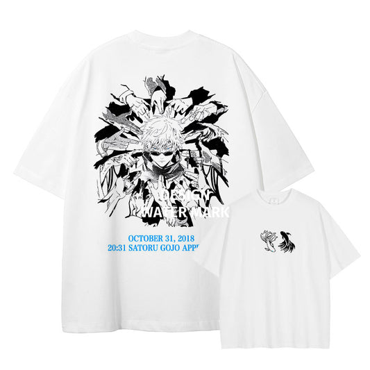 [Jujutsu Kaisen] GOJO Oversized White T-shirt