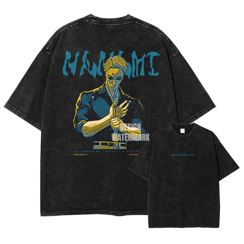[Jujutsu Kaisen] NANAMI Oversized Vintage T-shirt 2