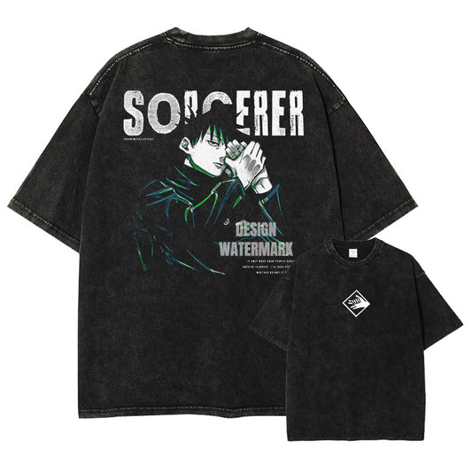 [Jujutsu Kaisen] FUSHIGURO Oversized Vintage T-shirt