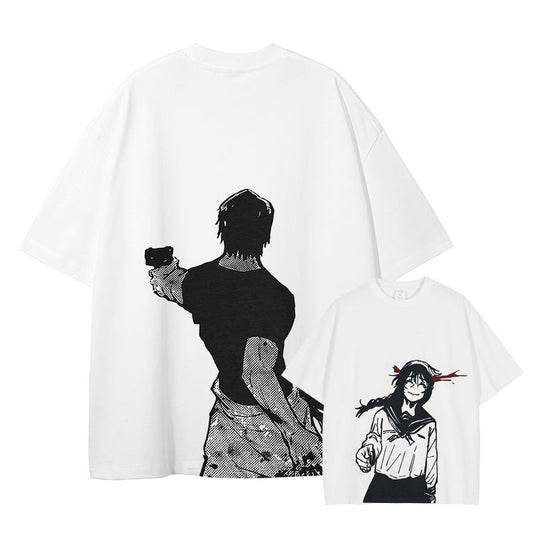 [Jujutsu Kaisen] TOJI Oversized White T-shirt