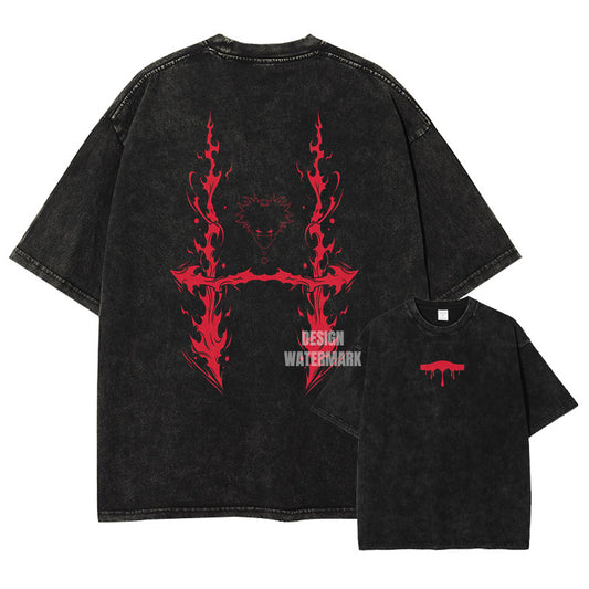 [Jujutsu Kaisen] CHOSO Oversized Vintage T-shirt 2