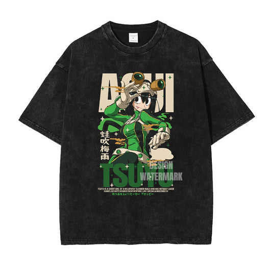 [My Hero Academia] ASUI Oversized Vintage T-shirt