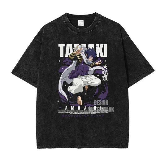 [My Hero Academia] TAMAKI Oversized Vintage T-shirt