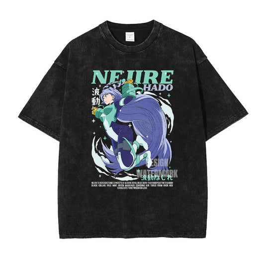 [My Hero Academia] NEJIRE Oversized Vintage T-shirt