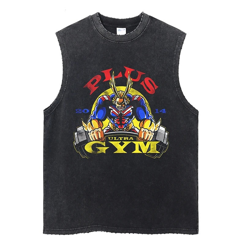 [One Piece] Camiseta vintage extragrande HANCOCK 3