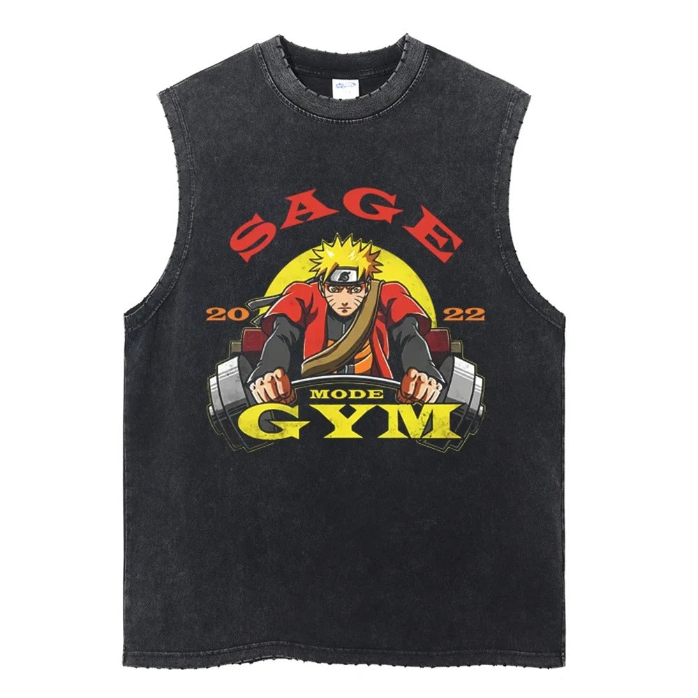 [One Piece] Camiseta vintage extragrande HANCOCK 3