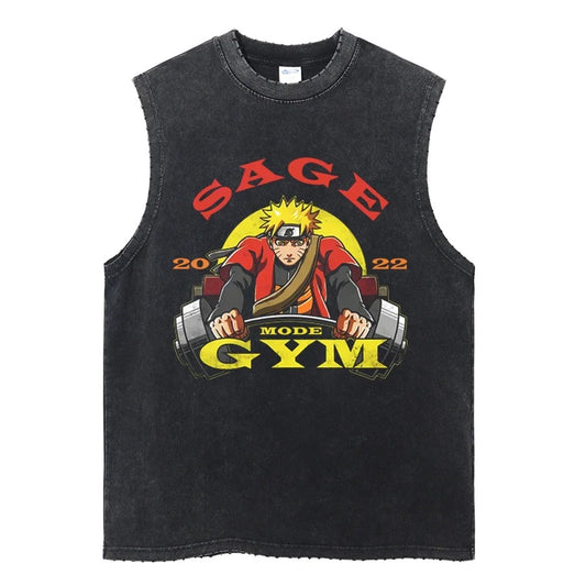 [One Piece] Camiseta vintage extragrande HANCOCK 3