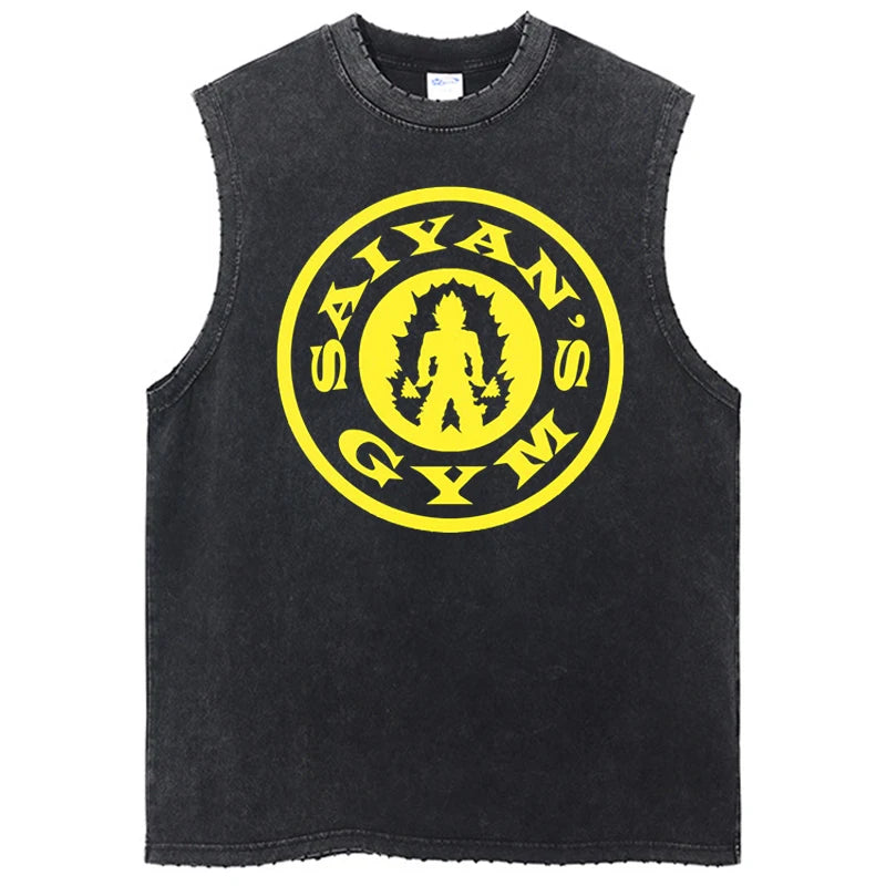 [Dragon Ball] SAIYAN Oversized Tank Top