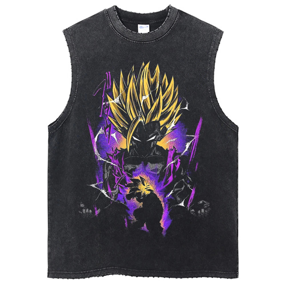 [One Piece] Camiseta vintage extragrande HANCOCK 3