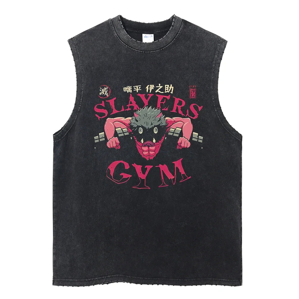 [Demon Slayer] INOSUKE Oversized Tank Top