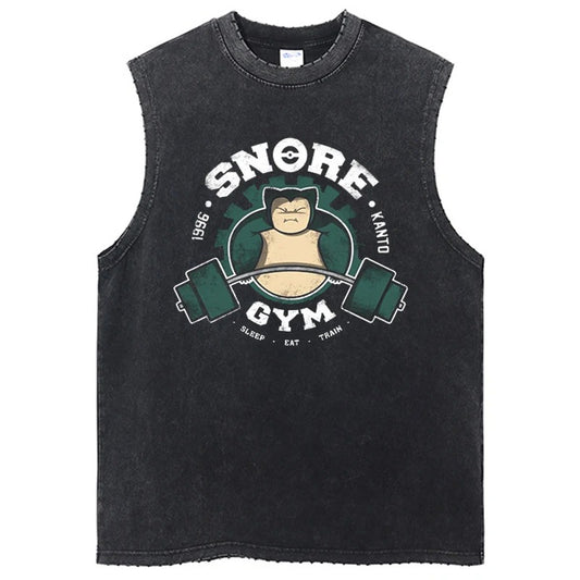[Pokémon] SNORLAX Oversized Tank Top